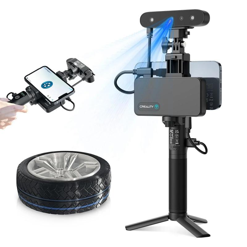 Scan 3D d'une pièce industrielle pour rétro-engineering et relevé dimensionnel