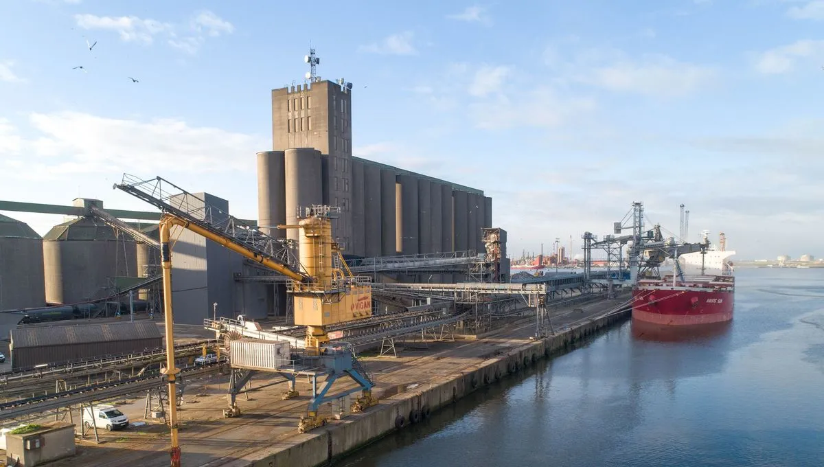 Revamping électrique d'un silo portuaire dans le port de Dunkerque